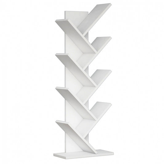 ΒΙΒΛΙΟΘΗΚΗ LIANA ΜΕΛΑΜΙΝΗΣ ΛΕΥΚΟ 46x22x128,5