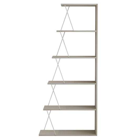 ΒΙΒΛΙΟΘΗΚΗ ΜΕΛΑΜΙΝΗΣ MINI TARS SONOMA ΛΕΥΚΟ 65x22-24x146