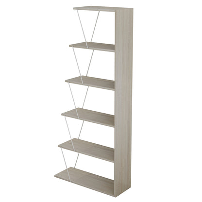 ΒΙΒΛΙΟΘΗΚΗ ΜΕΛΑΜΙΝΗΣ MINI TARS SONOMA ΛΕΥΚΟ 65x22-24x146