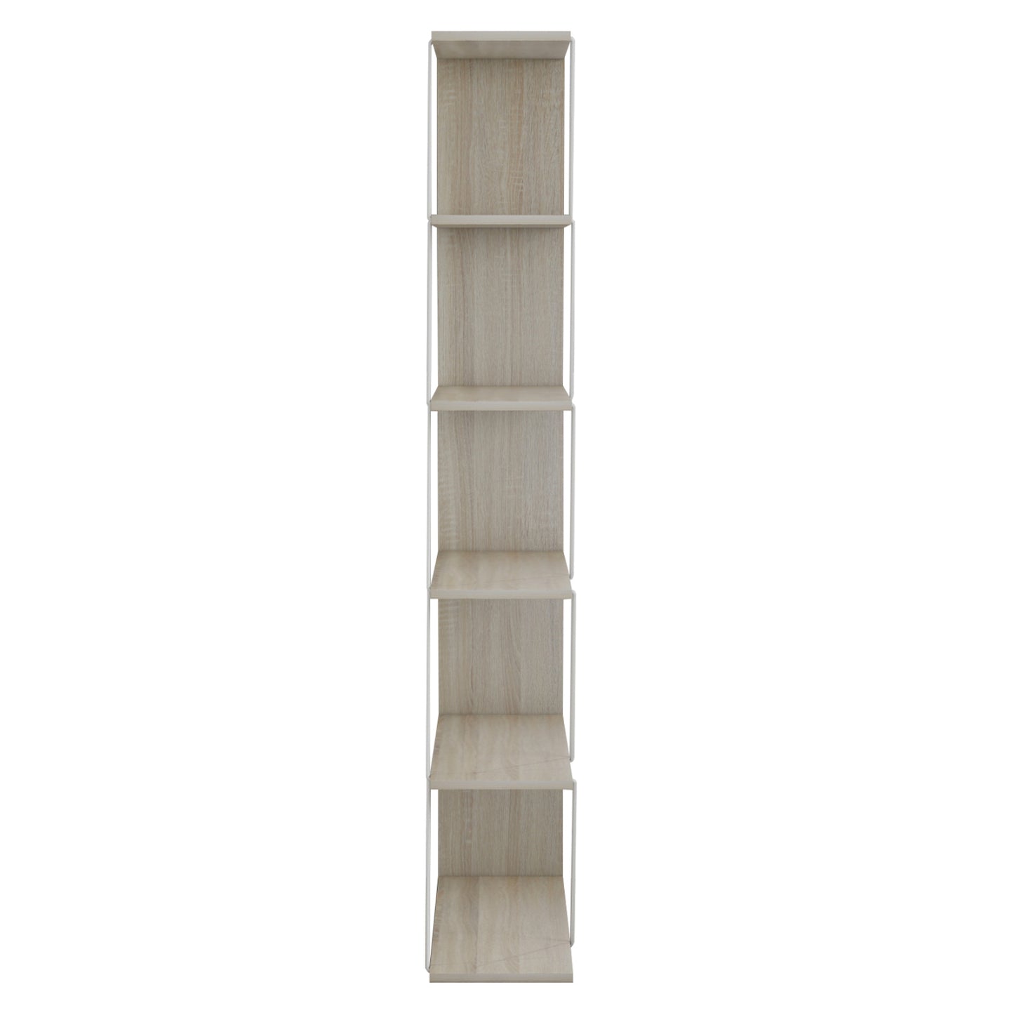 ΒΙΒΛΙΟΘΗΚΗ ΜΕΛΑΜΙΝΗΣ MINI TARS SONOMA ΛΕΥΚΟ 65x22-24x146