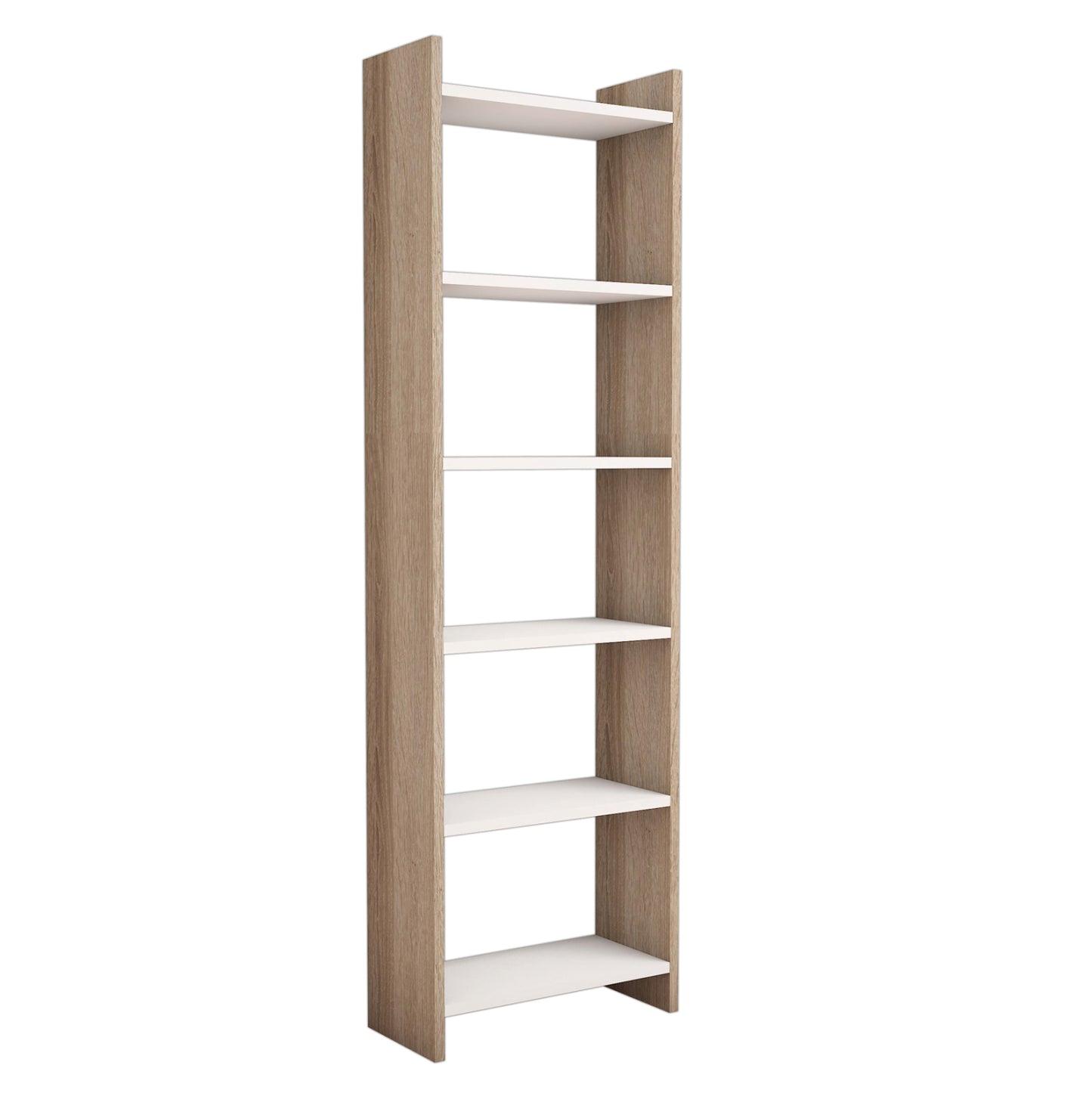 ΒΙΒΛΙΟΘΗΚΗ CLASSIKER ΜΕΛΑΜΙΝΗΣ SONΟMA ΛΕΥΚΟ 48,5x22x160