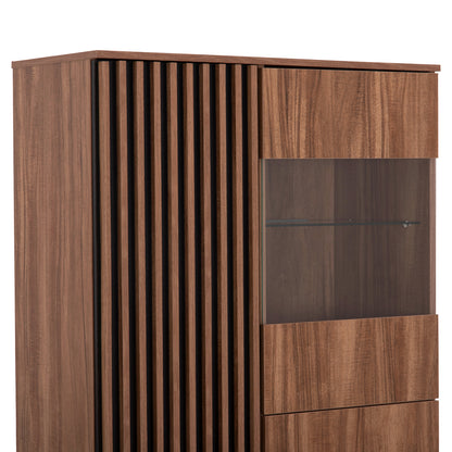 ΒΙΤΡΙΝΑ HARRY ΜΕΛΑΜΙΝΗ ΦΥΣΙΚΟ ΞΥΛΟΥ ΜΑΥΡΟ 90x40x185