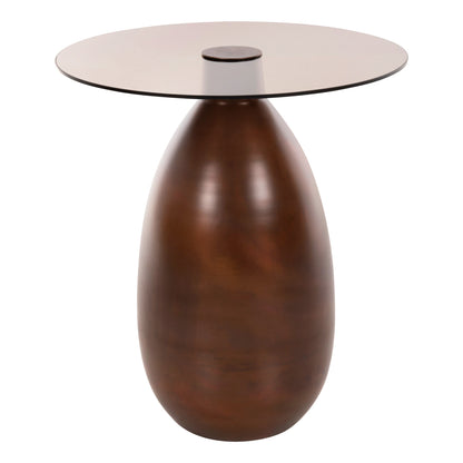REGEN NESTING TABLES 2PCS METAL COPPER GLASS Φ44cm & Φ40cm