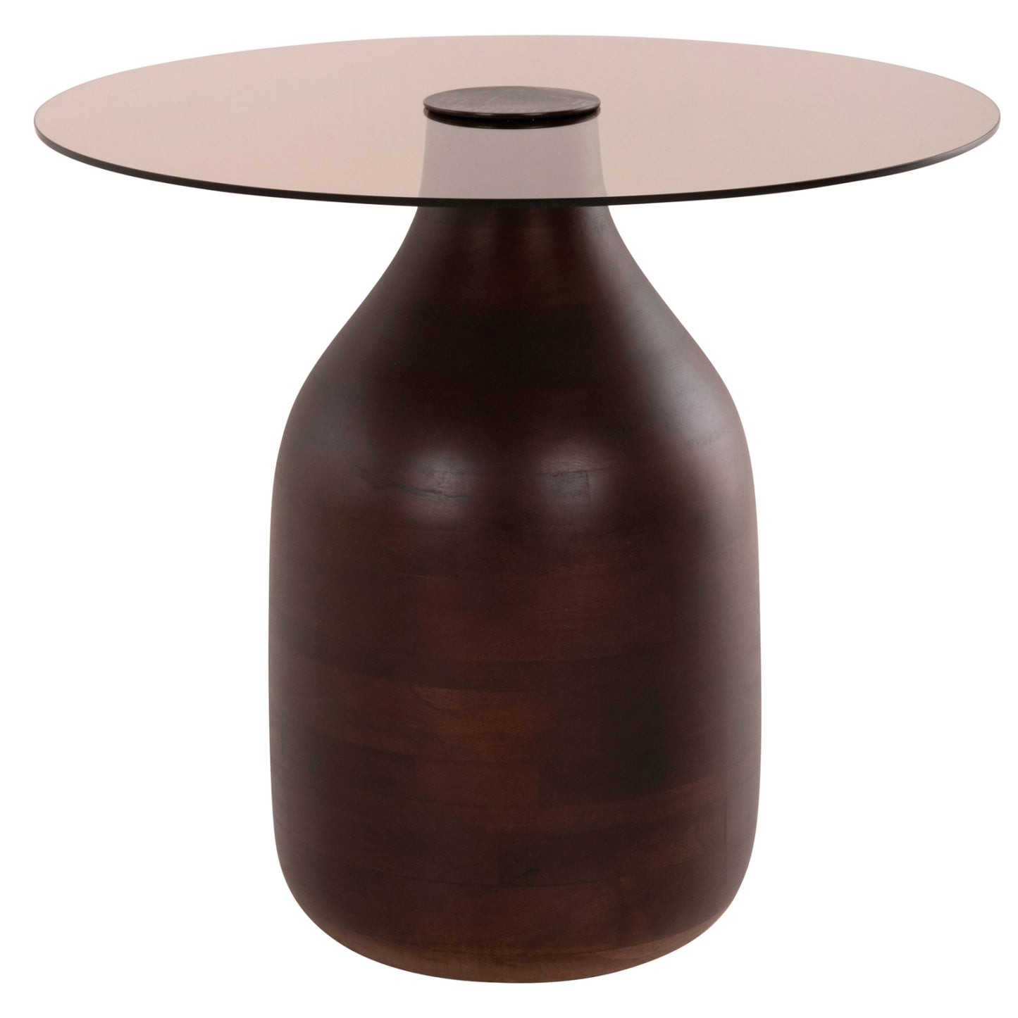 ΒΟΗΘΗΤΙΚΑ ΤΡΑΠΕΖΑΚΙΑ 2 ΤΜΧ CHANG ΞΥΛΟ MANGO ΓΥΑΛΙ TOP Φ55x49,5 & Φ40x36,5
