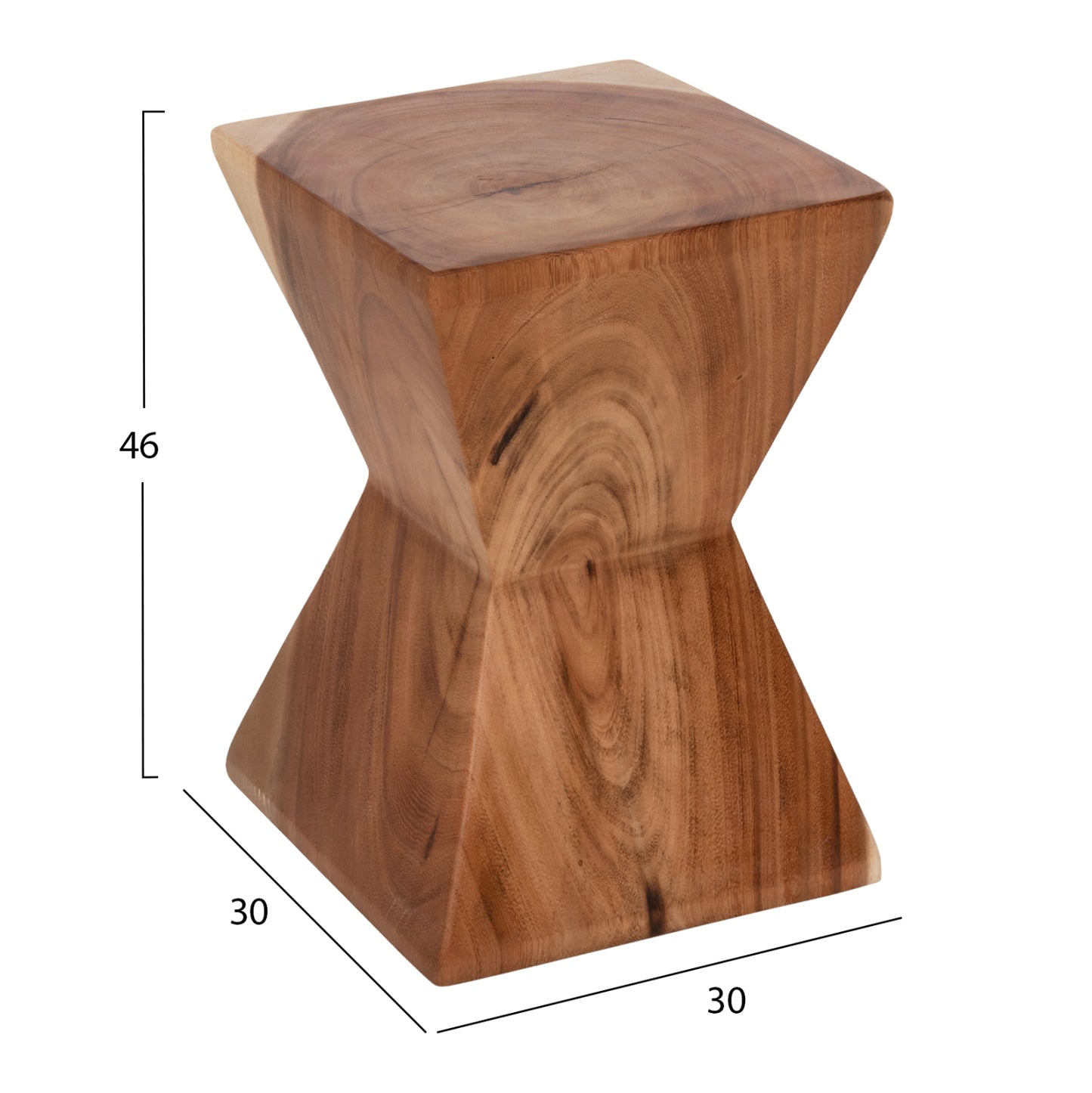 ΒΟΗΘΗΤΙΚΟ ΣΚΑΜΠΟ ANVIL ΞΥΛΟ SUAR ΣΕ ΦΥΣΙΚΟ ΧΡΩΜΑ 30x30x46