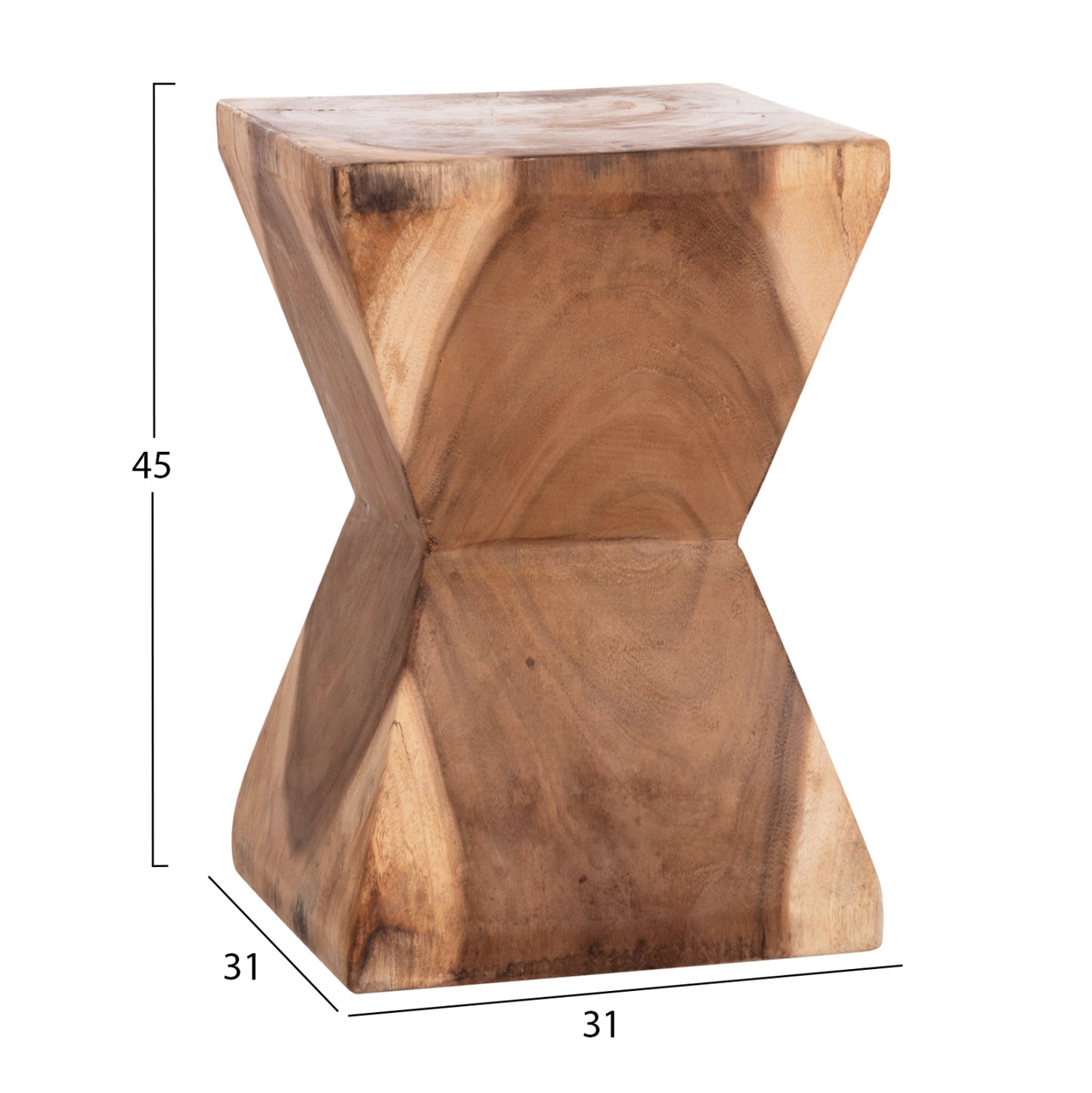 ΒΟΗΘΗΤΙΚΟ ΣΚΑΜΠΟ ANVIL ΞΥΛΟ SUAR ΣΕ ΦΥΣΙΚΟ ΧΡΩΜΑ 31x31x45