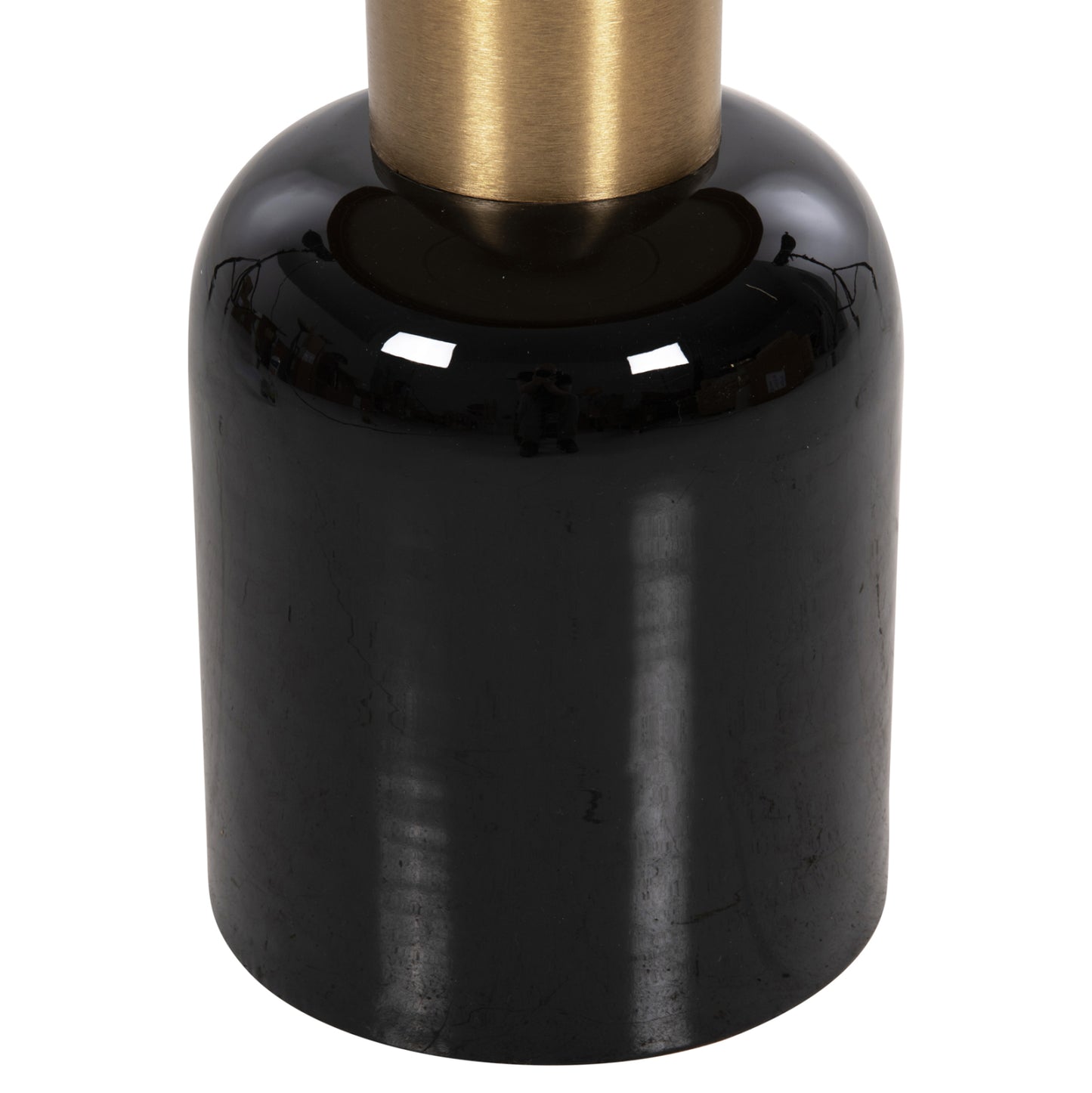 EROSE SIDE TABLE METAL BLACK GOLD CHERRY Φ50,5x50