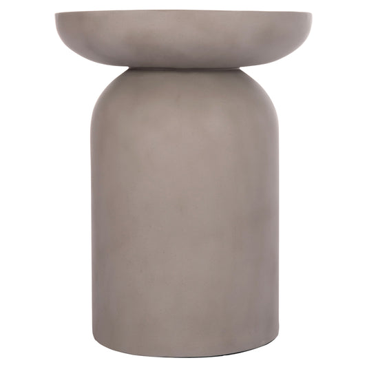 SIDE TABLE ANNA FIBER CEMENT IN GREY Ø60x76