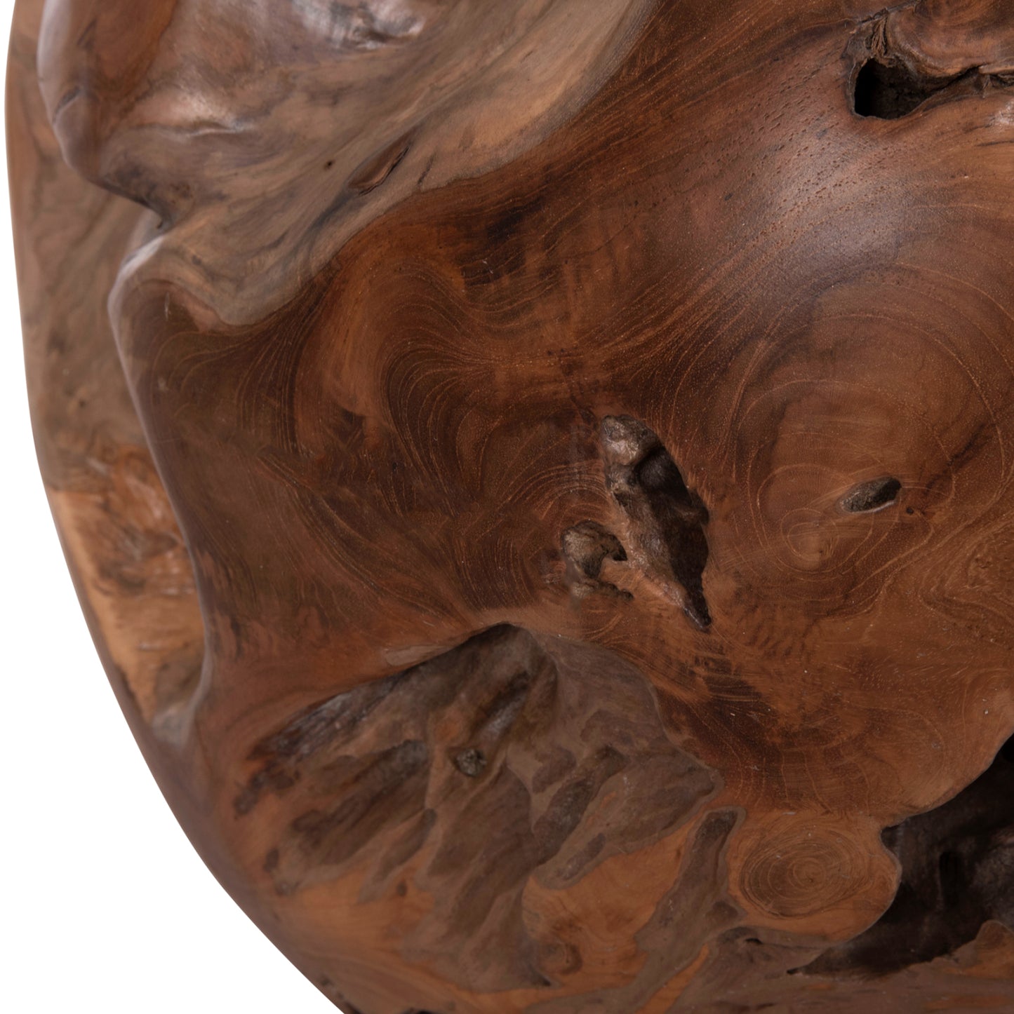 ΒΟΗΘΗΤΙΚΟ ΤΡΑΠΕΖΙ LOGGY ΞΥΛΟ TEAK ΦΥΣΙΚΟ 50x50x50