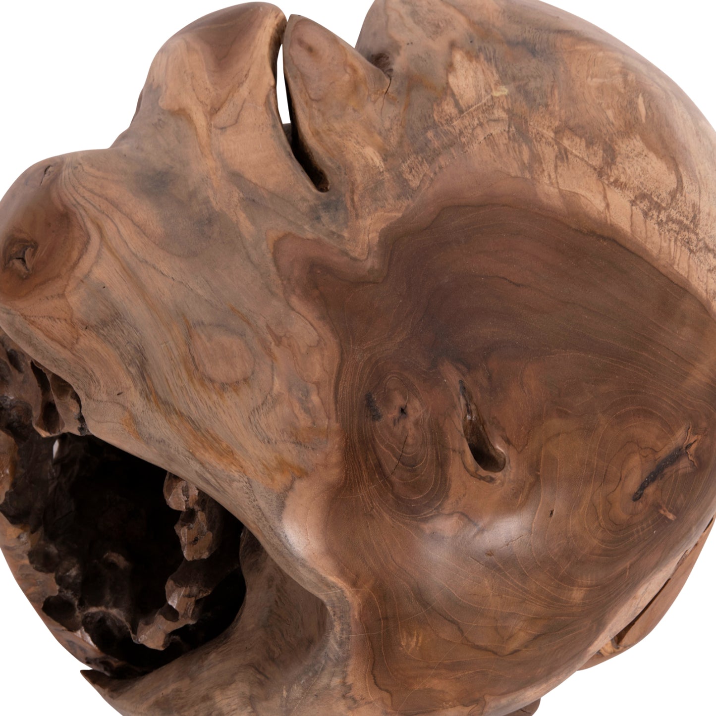 ΒΟΗΘΗΤΙΚΟ ΤΡΑΠΕΖΙ LOGGY ΞΥΛΟ TEAK ΦΥΣΙΚΟ 50x50x50