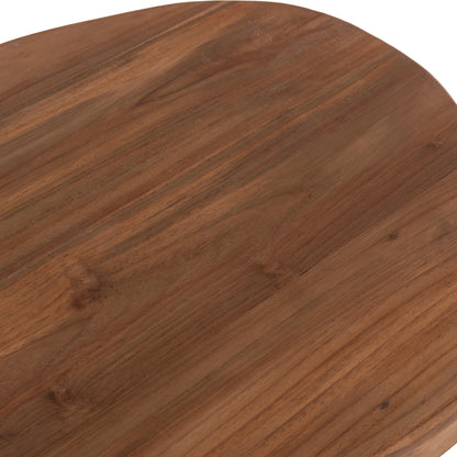 ΒΟΗΘΗΤΙΚΟ ΤΡΑΠΕΖΙ AIDA FIBER CEMENT ΜΑΥΡΟ-ΞΥΛΟ TEAK TOP 47x60x59