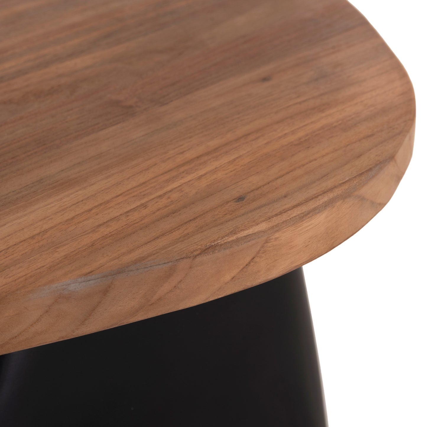 ΒΟΗΘΗΤΙΚΟ ΤΡΑΠΕΖΙ AIDA FIBER CEMENT ΜΑΥΡΟ-ΞΥΛΟ TEAK TOP 47x60x59