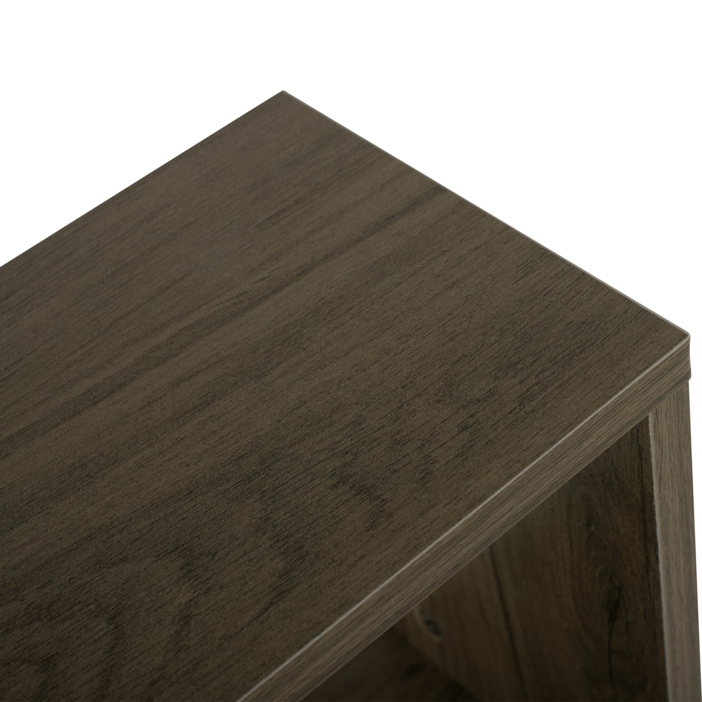 ΒΟΗΘΗΤΙΚΟ ΤΡΑΠΕΖΙ ΜΕ ΡΑΦΙΑ AMEER ΜΕΛΑΜΙΝΗ ΣΕ OLIVE GREY ΧΡΩΜΑ 50x17x56