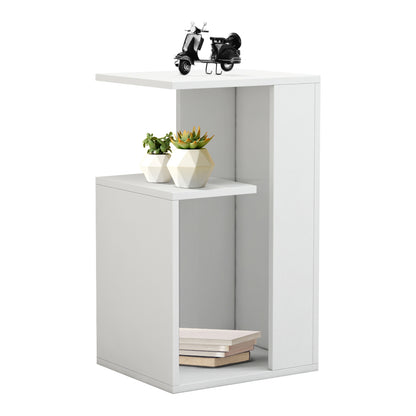 ΒΟΗΘΗΤΙΚΟ ΤΡΑΠΕΖΙ DAWN ΜΕΛΑΜΙΝΗΣ ΛΕΥΚΟ 35x29,5x60