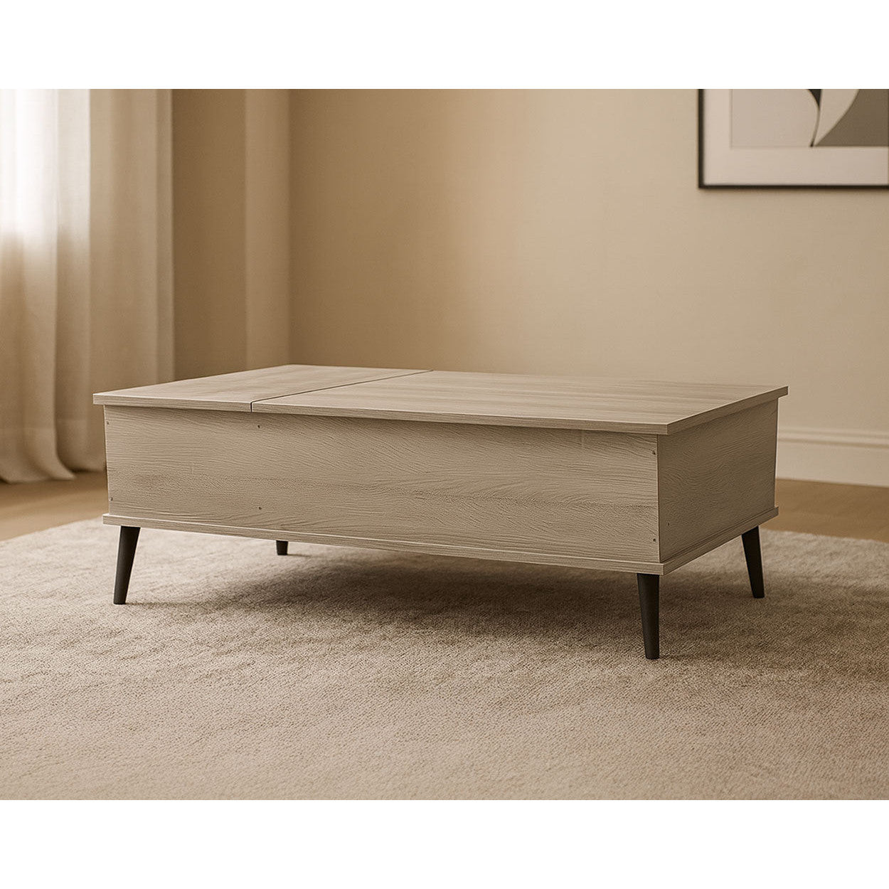 Τραπεζάκι Σαλονιού Sterling Φυσικό 121x69x40