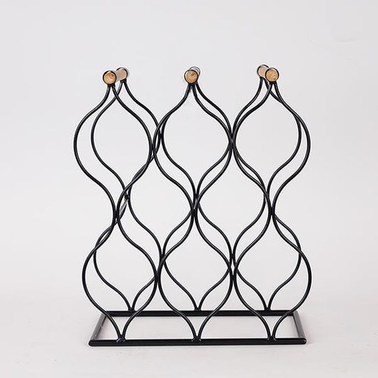 ΜΠΟΥΚΑΛΟΘΗΚΗ ΕΠΙΤΡΑΠΕΖΙΑ ΜΕΤΑΛΛΙΚΗ ΜΑΥΡΟ-ΦΥΣΙΚΟ 34x19.5x40.5