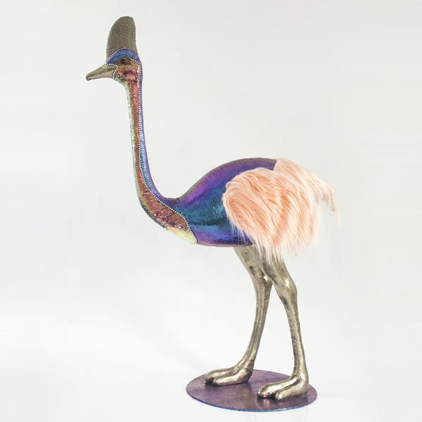 ΣΤΡΟΥΘΟΚΑΜΗΛΟΣ ΜΠΛΕ ΜΕ ΡΟΖ ΠΟΥΠΟΥΛΑ 80x77x122