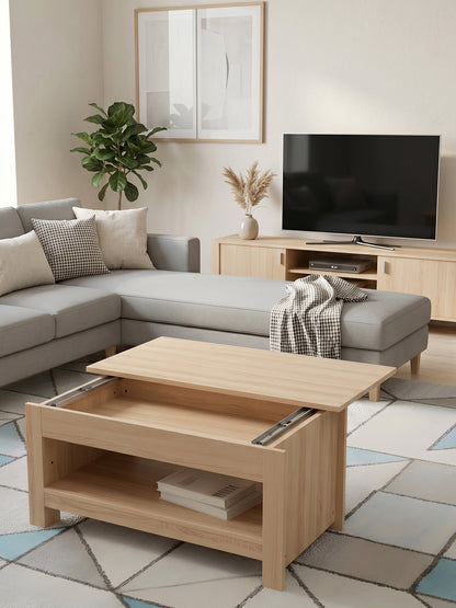 Coffee Table Access Natural 85x50x45