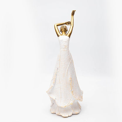 ΓΥΝΑΙΚΑ ΠΟΛΥΡΕΖΙΝ ΧΡΥΣΗ - ΛΕΥΚΗ 12.8x10.1x27.9