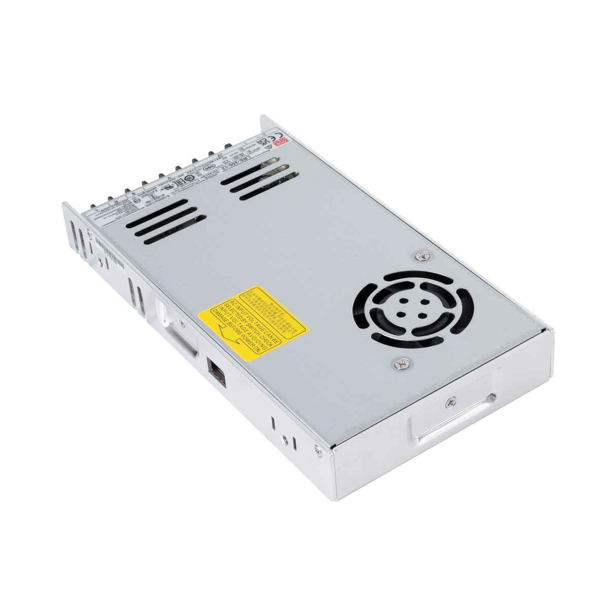 MEANWELL-LRS350-12 90784 Τροφοδοτικό/Μετασχηματιστής PELV 350W 29A DC 12V IP20 - AC 220-240V σε DC 12V / Ρυθμιζόμενo από DC 10.2V έως DC 13.8V - Μ21.5 x Π11.5 x Υ3