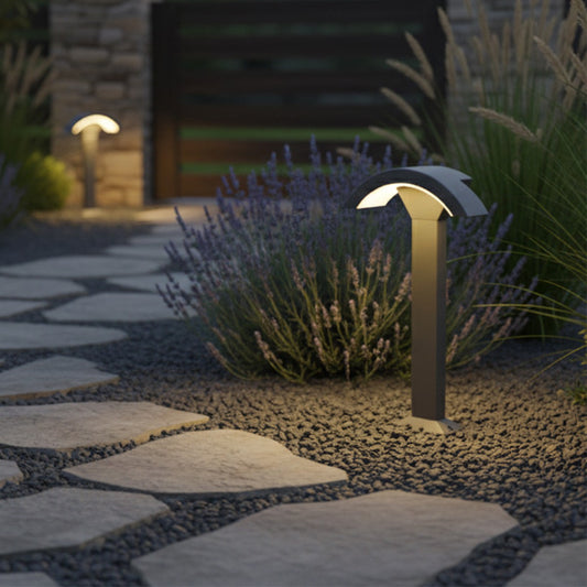 GREMO KLV-101-0125 Φωτιστικό Κολωνάκι Κήπου LED 10W 1050lm 45° AC 220-240V Αδιάβροχο IP65 Θερμό Λευκό 2700K - Lumileds SMD Chip & TÜV SÜD Driver - Γκρι Ανθρακί Ματ - Μ29.5 x Π11.5 x Υ50