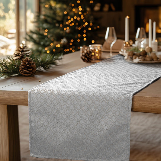 Ράννερ Ζακάρ Οριεντάλ Γκρι-Ασημί 40x150εκ