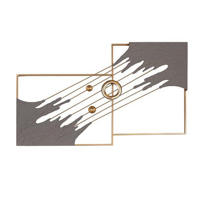 ΔΙΑΚΟΣΜΗΤΙΚΟ ΤΟΙΧΟΥ ΜΕΤΑΛΛΙΚΟ ΓΚΡΙ - ΧΡΥΣΟ 80x5x50