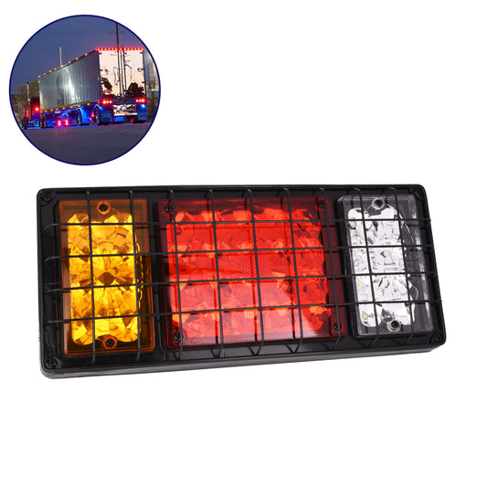 TAILIGHT 79928 Πίσω Φανάρι Οχημάτων LED 18W 900lm 140° DC 12V Αδιάβροχο IP65 Πορτοκαλί & Κόκκινο & Ψυχρό Λευκό 6000Κ - Μ33.5 x Π5 x Υ15