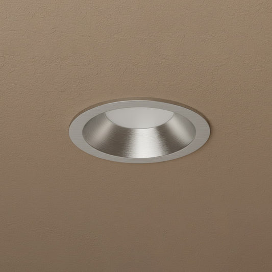 SIGMA KLV-101-0043 Χωνευτό Φωτιστικό Downlight Σποτ Μπάνιου για Λάμπα MR16 με Ντουί GU10 AC 220-240V Αδιάβροχο IP65 - Νίκελ Βούρτσας - Μ8.5 x Π8.5 x Υ4.4 / Q7.5