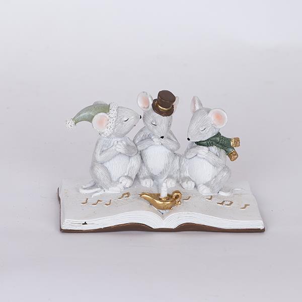 ΔΙΑΚΟΣΜΗΤΙΚΟ ΠΟΛΥΡΕΖΙΝ ΠΟΝΤΙΚΑΚΙΑ ΠΑΝΩ ΣΕ ΒΙΒΛΙΟ 10.5x12x17