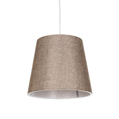 CONEY 203-0073 Μοντέρνο Κρεμαστό Φωτιστικό Οροφής με Ντουί 1 x E27 AC 220-240V IP20 - Καφέ - Μ26 x Π26 x Υ25