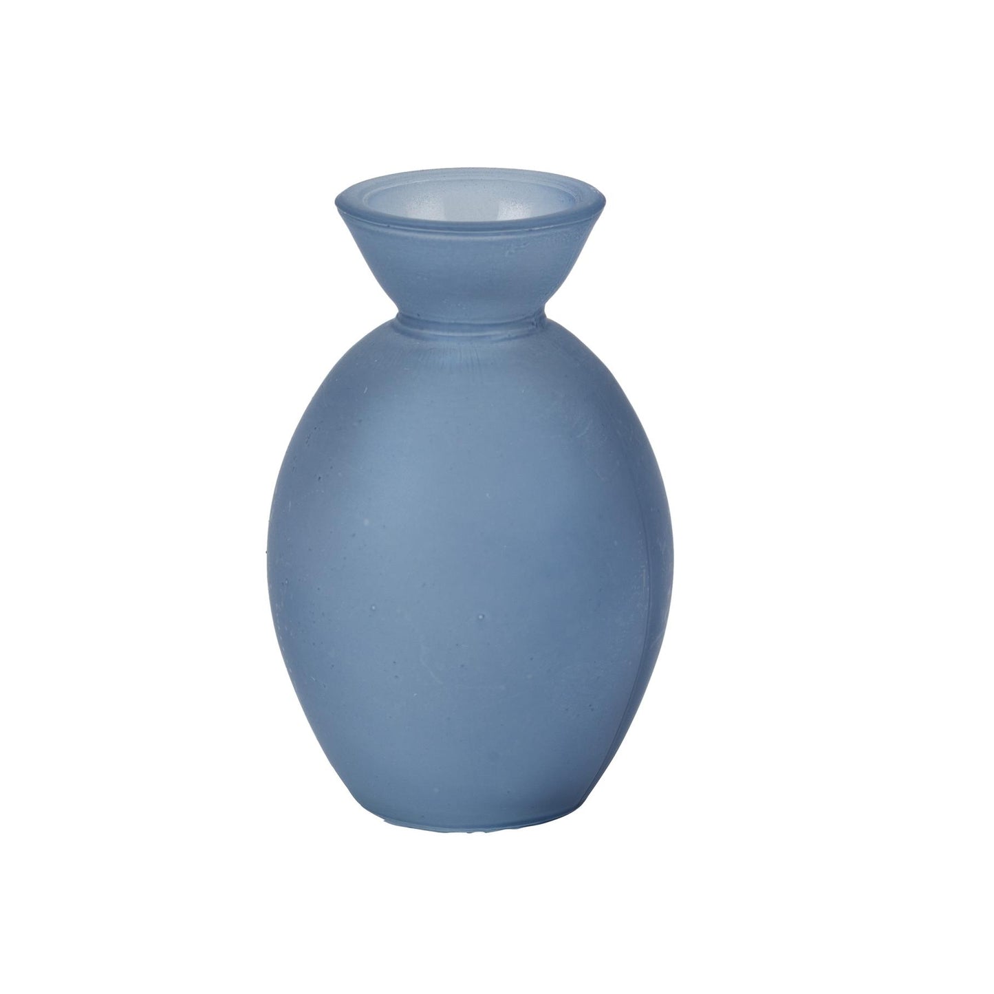 Γυάλινο Βάζο Noam Μπλε 7x7x11