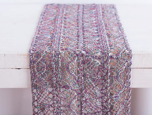 Δαντέλα Βαμβακερή Boho Τυρκουάζ 23x250εκ