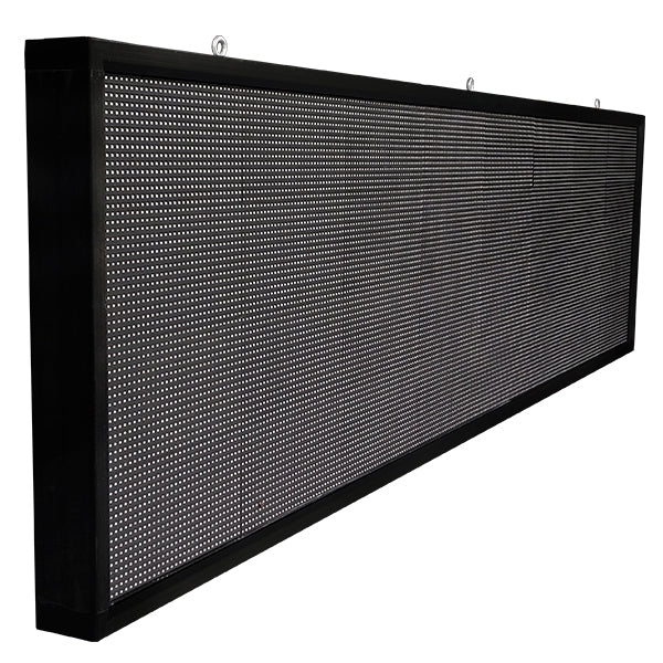 90293 Κυλιόμενη Ψηφιακή Επιγραφή P10 LED SMD AC 220-240V με Wi-Fi - Αδιάβροχή IP54 - Μονής Όψης - Μ264 x Π9 x Υ72cm Μπλε