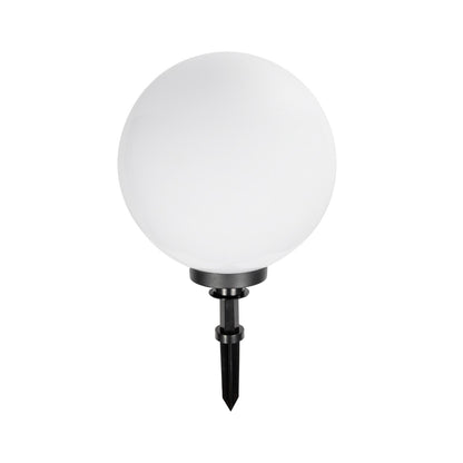 AGROS 61709 Φωτιστικό Κήπου / Καρφωτό με Ντουί 1 x E27 AC 220-240V Αδιάβροχο IP65 - Λευκό & Μάυρο - Μ40 x Π40 x Υ74cm