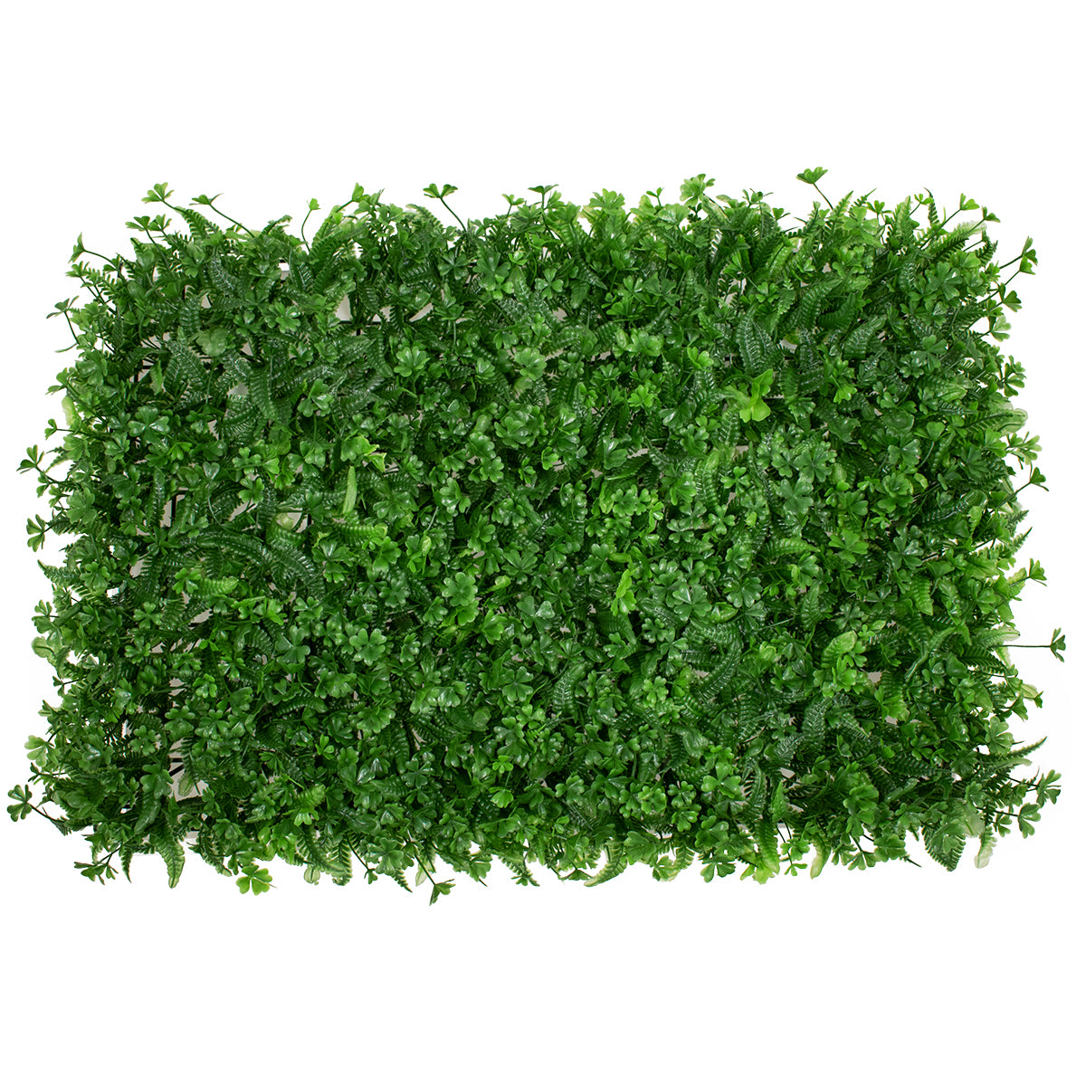 CLOVER 78411 Τεχνητό Πάνελ Φυλλωσιάς / Κάθετος Κήπος Τριφύλλι & Νάνος Φτέρη - Πράσινο - Μ60 x Π8 x Υ40