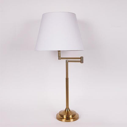 ΕΠΙΤΡΑΠΕΖΙΟ ΦΩΤΙΣΤΙΚΟ ΜΕ ΛΕΥΚΟ ΚΑΠΕΛΟ ΜΕΤΑΛΙΚΟ ΧΡΥΣΟ 33x33x70