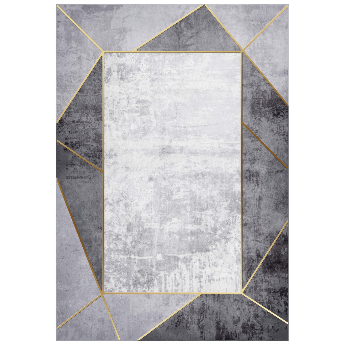 ΧΑΛΙ ΣΑΛΟΝΙΟΥ ΜΕ ΚΡΟΣΙΑ JOSIANE ΓΚΡΙ 160x230εκ