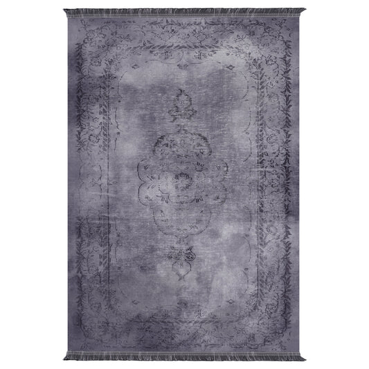 ΧΑΛΙ ΣΑΛΟΝΙΟΥ JOSIANE VINTAGE ΜΕ ΚΡΟΣΙΑ ΓΚΡΙ 160x230εκ