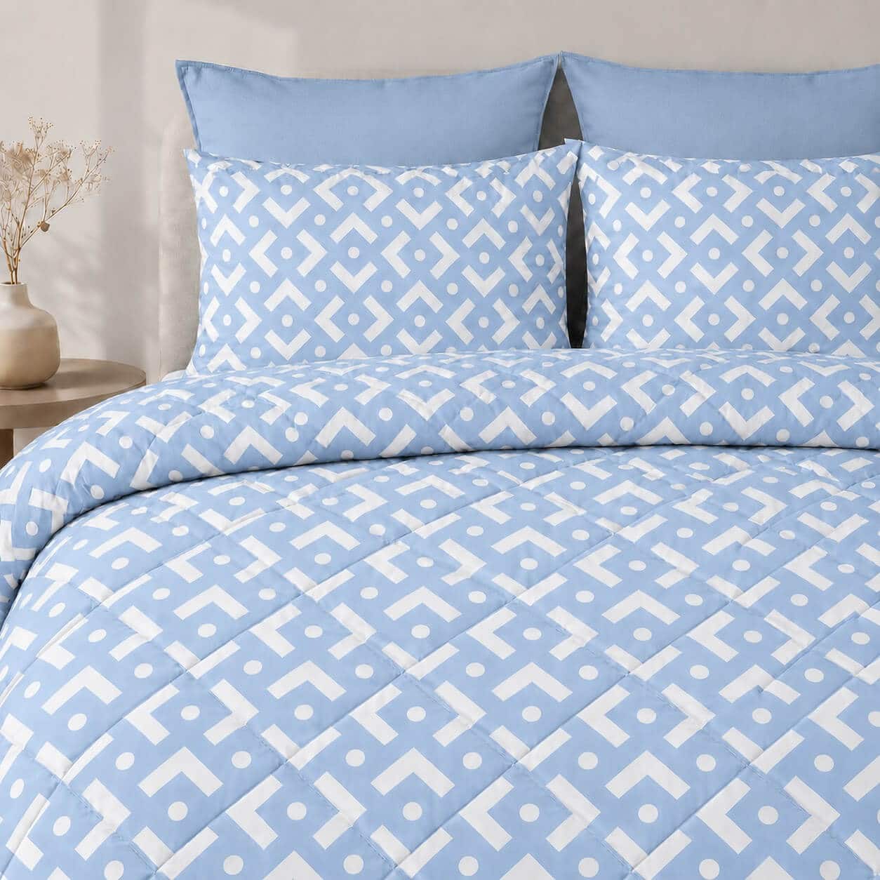 Πάπλωμα Μονό 160x240 Chiara Blue