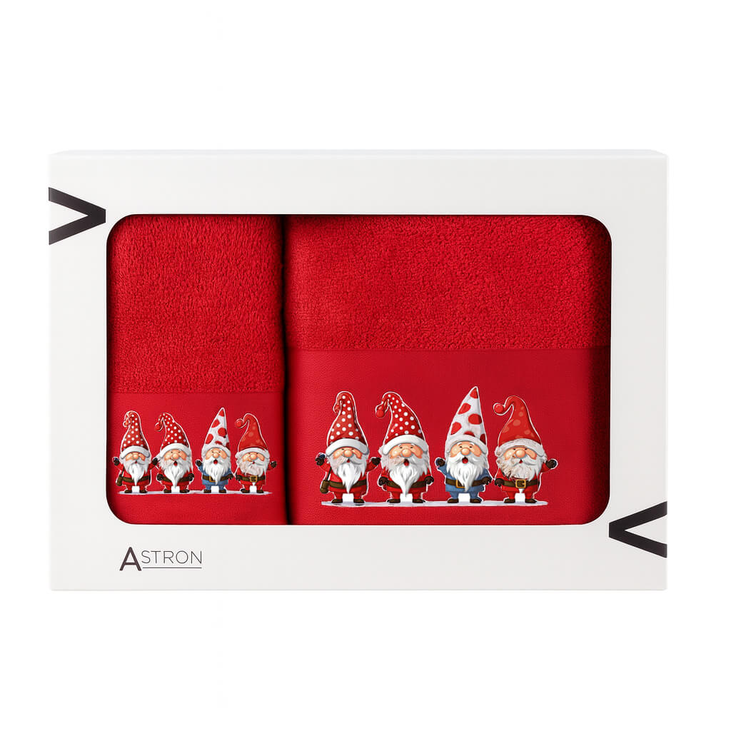 Χριστουγεννιάτικες Πετσέτες (Σετ 2 Τεμ.) Santa Claus