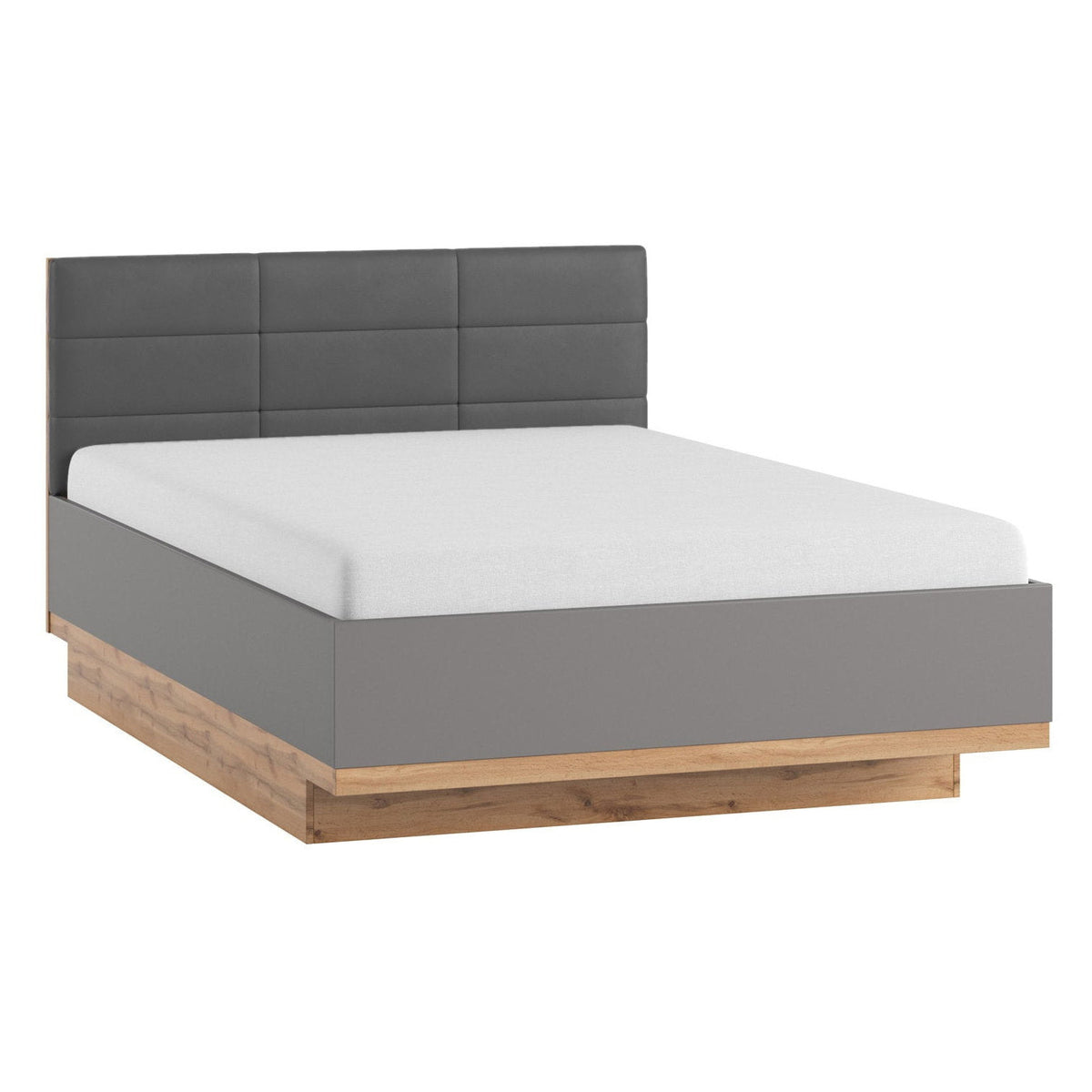 Ludost Bed Natural - Grey 165x211x100