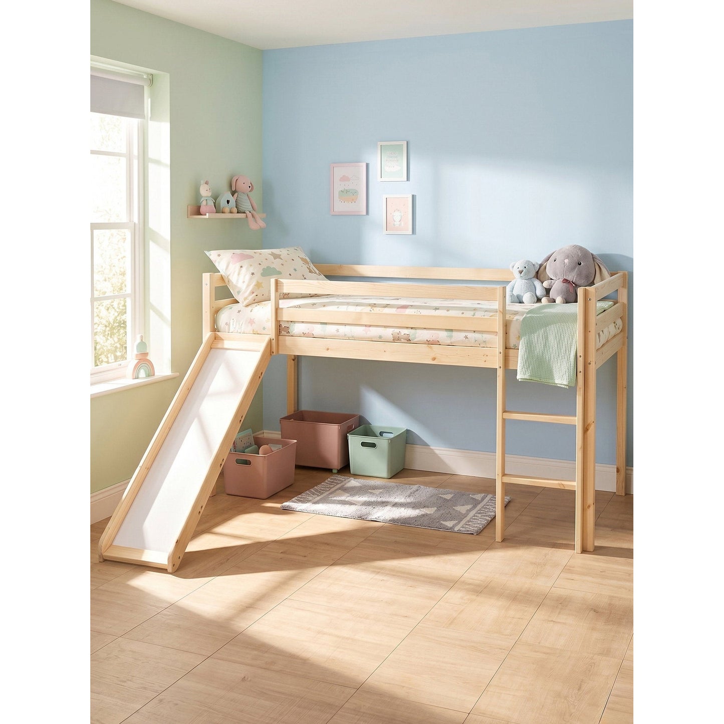 Bunk Bed Tobias Natural 208x97x110