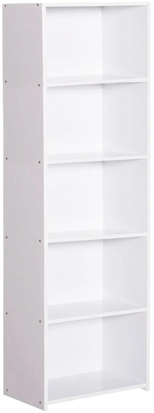 Βιβλιοθήκη Eliot 5S Λευκό 60x30x180