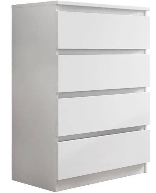 Συρταριέρα Juniper 4S Λευκό 70x40x100