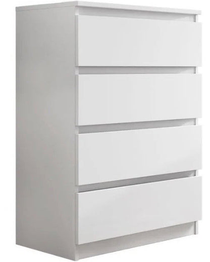 Συρταριέρα Juniper 4S Λευκό 70x40x100