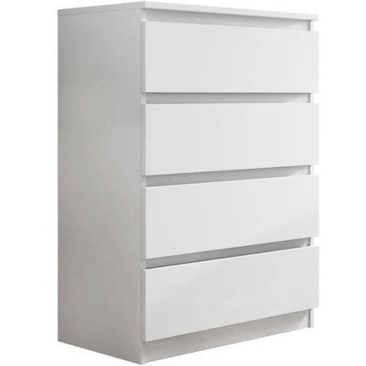Συρταριέρα Juniper 4S Λευκό 70x40x100