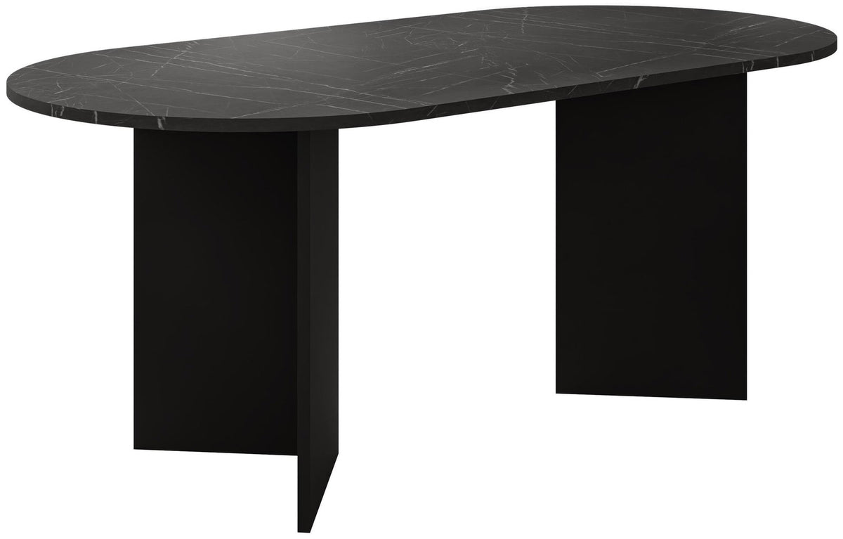 Τραπέζι Gelizo Μαύρο 185x90x75