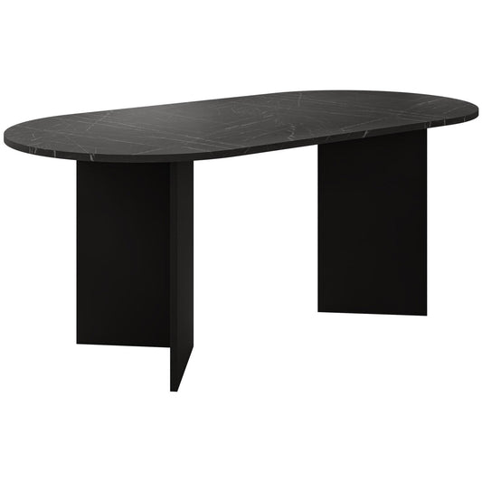 Τραπέζι Gelizo Μαύρο 185x90x75