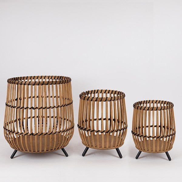 S/3 ΚΑΛΑΘΙΑ ΨΑΘΙΝΑ ΦΥΣΙΚΟ 42x42x46 33x33x40 26x26x33